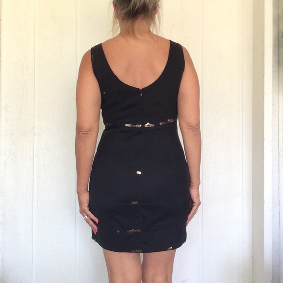 MOSCHINO CHEAP AND CHIC LITTLE BLACK DRESS SIZE 6 - Picture 3 of 8